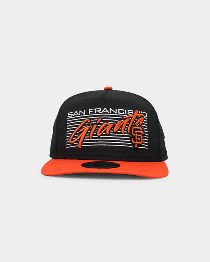 New Era San Francisco Giants 'Retro Block Script' Golfer Snapback Black