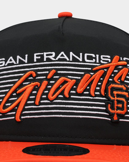 New Era San Francisco Giants 'Retro Block Script' Golfer Snapback Black