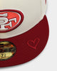 New Era San Francisco 49ers 'Certified Lover 2.0' 59FIFTY Fitted Chrome White