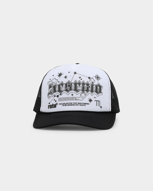 Rats Get Fat Scorpio Trucker Snapback Black/White