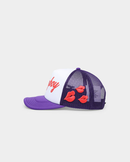 Playboy By CK Play Trucker Snapback Purple