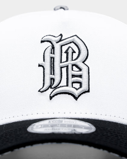 New Era Birmingham Barons 'Cement Grey' 9FORTY A-Frame Snapback White