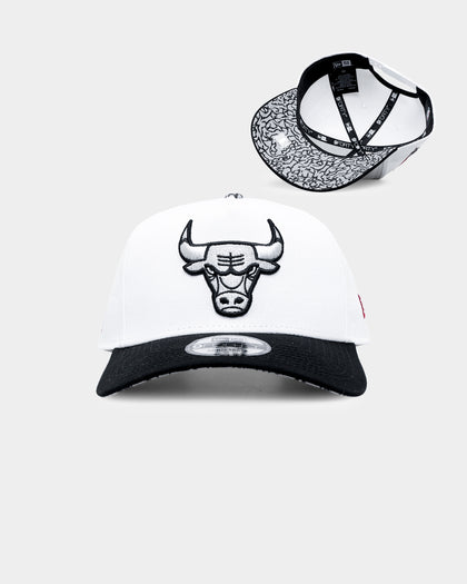 New Era Chicago Bulls 'Cement Grey' 9FORTY A-Frame Snapback White