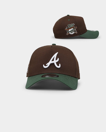New Era Atlanta Braves 'Beef & Broccoli' 9FORTY A-Frame Snapback Dark Brown