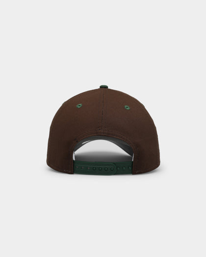 New Era Atlanta Braves 'Beef & Broccoli' 9FORTY A-Frame Snapback Dark Brown