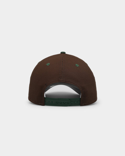 New Era Atlanta Braves 'Beef & Broccoli' 9FORTY A-Frame Snapback Dark Brown
