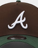 New Era Atlanta Braves 'Beef & Broccoli' 9FORTY A-Frame Snapback Dark Brown