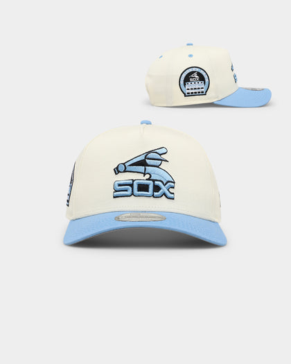 New Era Chicago White Sox 'Chrome University Blue' 9FORTY A-Frame Snapback Chrome White
