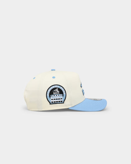 New Era Chicago White Sox 'Chrome University Blue' 9FORTY A-Frame Snapback Chrome White