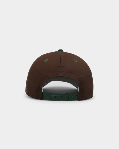 New Era Houston Astros 'Beef & Broccoli' 9FORTY A-Frame Snapback Dark Brown