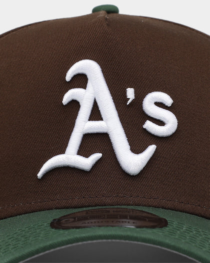 New Era Oakland Athletics 'Beef & Broccoli' 9FORTY A-Frame Snapback Dark Brown
