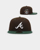 New Era Atlanta Braves 'Beef & Broccoli' 59FIFTY Fitted Dark Brown
