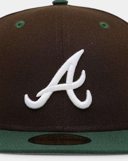New Era Atlanta Braves 'Beef & Broccoli' 59FIFTY Fitted Dark Brown