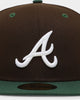 New Era Atlanta Braves 'Beef & Broccoli' 59FIFTY Fitted Dark Brown