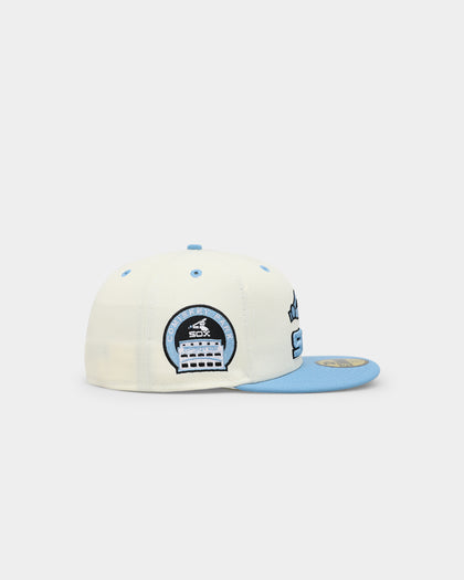 New Era Chicago White Sox 'Chrome University Blue' 59FIFTY Fitted White