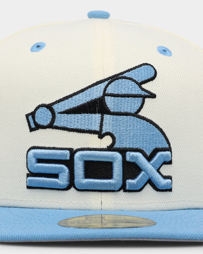 New Era Chicago White Sox 'Chrome University Blue' 59FIFTY Fitted White