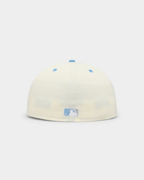 New Era New York Yankees 'Chrome University Blue' 59FIFTY Fitted White