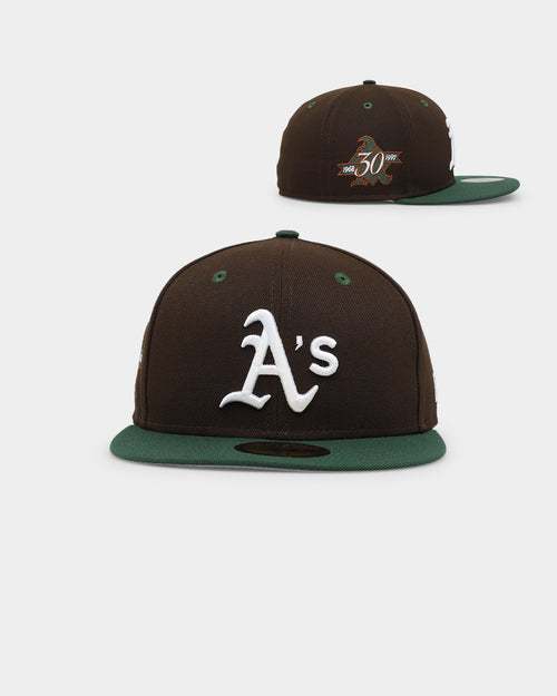 New Era Oakland Athletics 'Beef & Broccoli' 59FIFTY Fitted Dark Brown