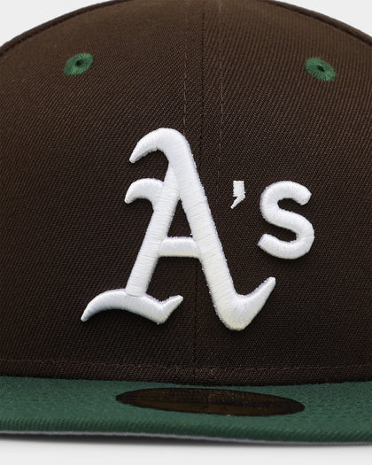New Era Oakland Athletics 'Beef & Broccoli' 59FIFTY Fitted Dark Brown