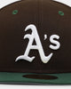New Era Oakland Athletics 'Beef & Broccoli' 59FIFTY Fitted Dark Brown