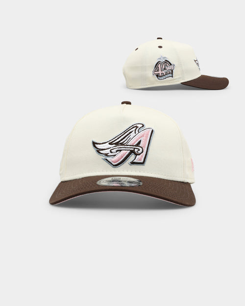 New Era Anaheim Angels 'Neapolitan Ice Cream' 9FORTY A-Frame Snapback Chrome White