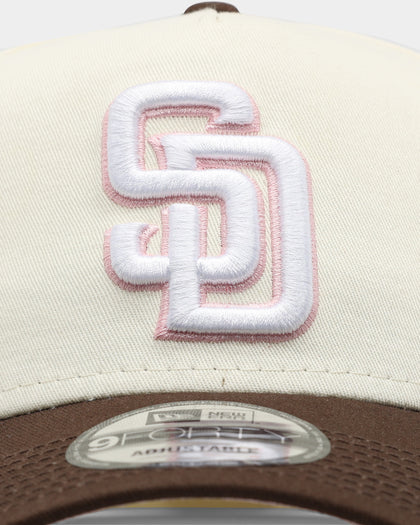 New Era San Padres 'Neapolitan Ice Cream' 9FORTY A-Frame Snapback Chrome White