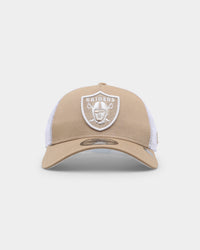 New Era Las Vegas Raiders 'Summer Essential' 9FORTY A-Frame Trucker Tumbleweed/White