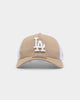 New Era Los Angeles Dodgers 'Summer Essential' 9FORTY A-Frame Trucker Tumbleweed/White