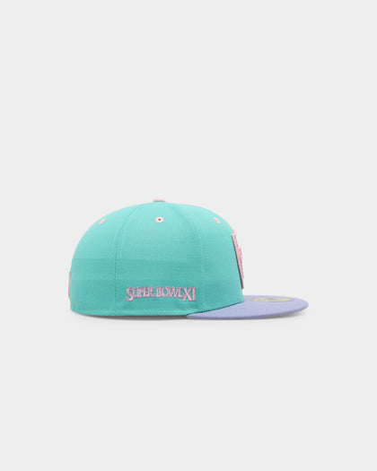New Era Oakland Raiders 'Easter' 59FIFTY Fitted Turquoise
