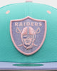 New Era Oakland Raiders 'Easter' 59FIFTY Fitted Turquoise