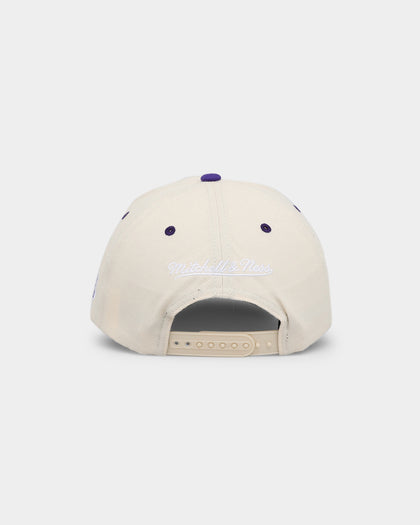 Mitchell & Ness Los Angeles Lakers 'Wool Blend' Snapback Vintage White