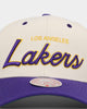 Mitchell & Ness Los Angeles Lakers 'Wool Blend' Snapback Vintage White