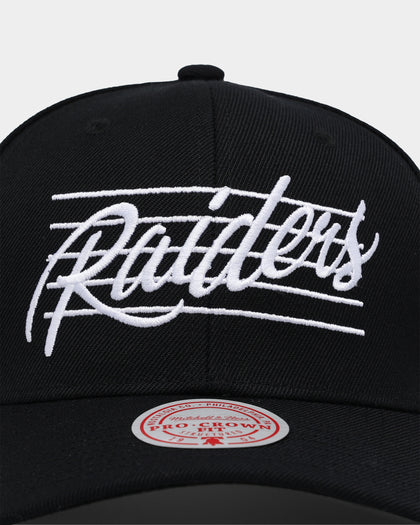 Mitchell & Ness Las Vegas Raiders 'Wool Blend' Snapback Black