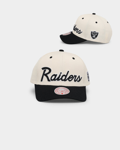 Mitchell & Ness Las Vegas Raiders Vintage 'Wool Blend' Snapback Vintage White