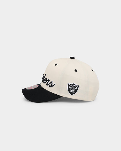 Mitchell & Ness Las Vegas Raiders Vintage 'Wool Blend' Snapback Vintage White