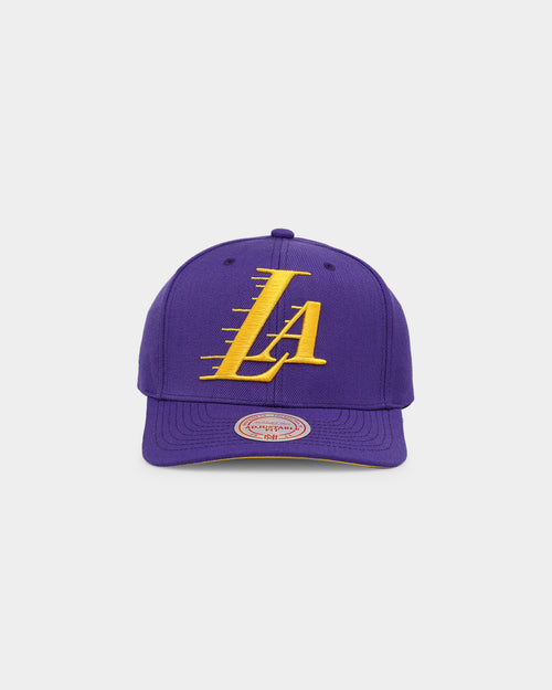 Mitchell & Ness Los Angeles Lakers 'Wool Blend' Snapback Purple