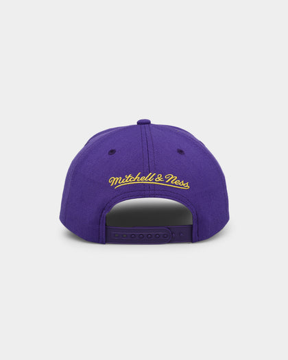 Mitchell & Ness Los Angeles Lakers 'Wool Blend' Snapback Purple