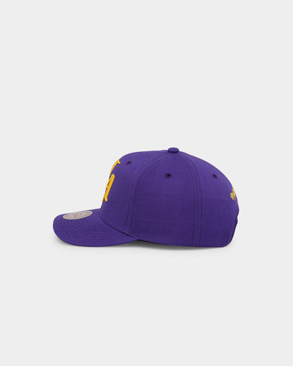 Mitchell & Ness Los Angeles Lakers 'Wool Blend' Snapback Purple