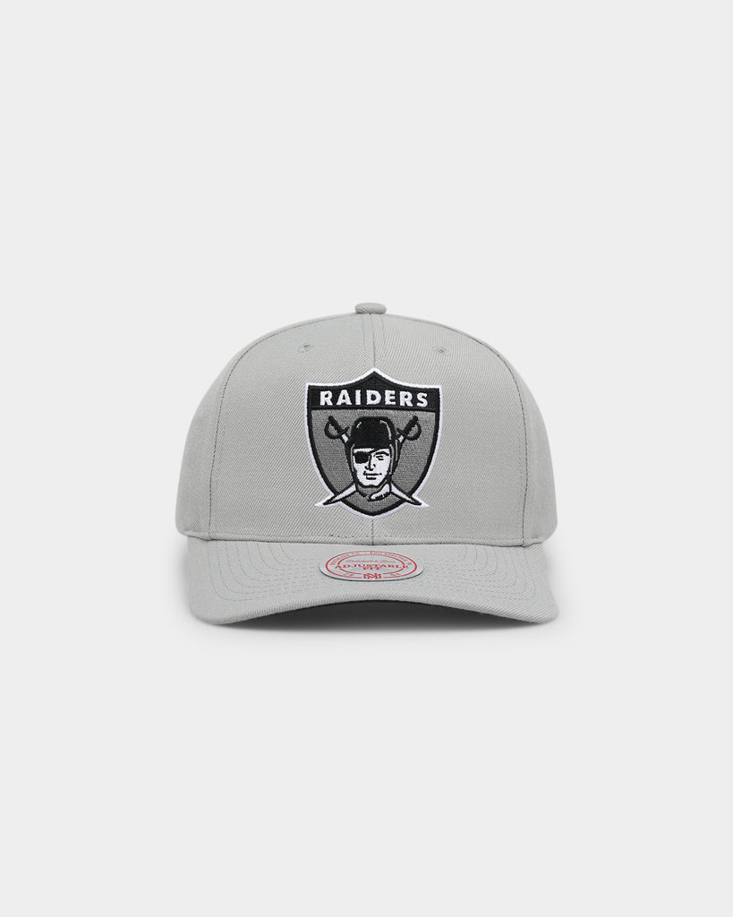 Mitchell Ness Las Vegas Raiders 'Wool Blend' Snapback Grey