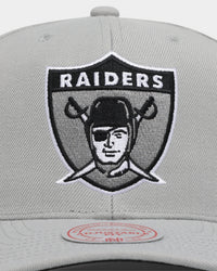 Mitchell & Ness Las Vegas Raiders 'Wool Blend' Snapback Grey