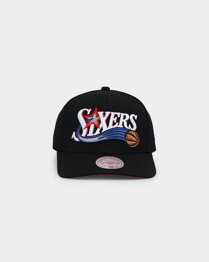 Mitchell & Ness Philadelphia 76ers 'Wool Blend' Snapback Black