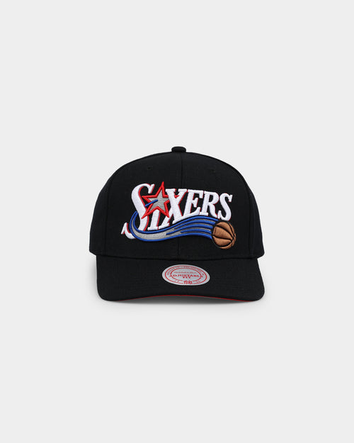 Mitchell & Ness Philadelphia 76ers 'Wool Blend' Snapback Black