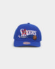 Mitchell & Ness Philadelphia 76ers 'Wool Blend' Snapback Royal