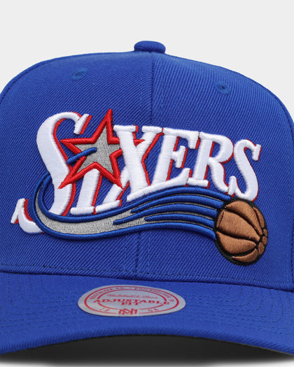 Mitchell & Ness Philadelphia 76ers 'Wool Blend' Snapback Royal