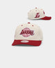 Mitchell & Ness Los Angeles Lakers 'Strawberry & Cream' Pro Crown Snapback Vintage White