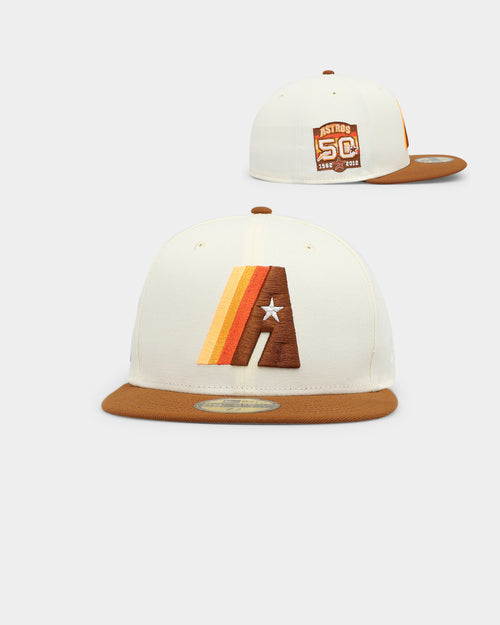 New Era Houston Astros 'Toasted Peanut' 59FIFTY Fitted Chrome