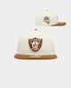 New Era Las Vegas Raiders 'Toasted Peanut' 59FIFTY Fitted Chrome