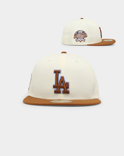 New Era Los Angeles Dodgers 'Toasted Peanut' 59FIFTY Fitted Chrome