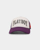 Playboy By CK Glow Up Trucker Snapback Purple/White