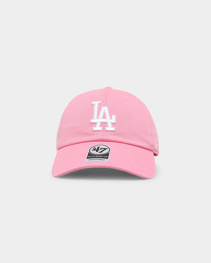47 Brand Los Angeles Dodgers 47 Clean Up Strapback Rose
